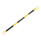 Barra plástica retráctil reflejante para